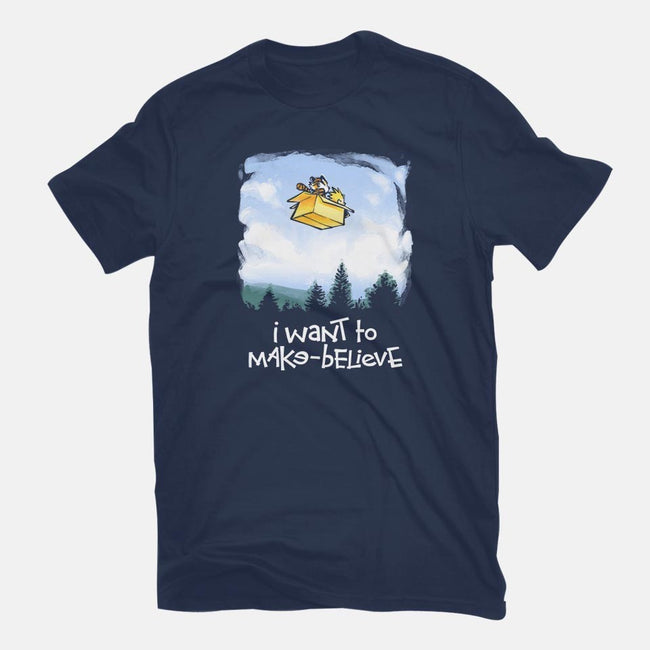 I Want To Make-Believe-womens fitted tee-harebrained