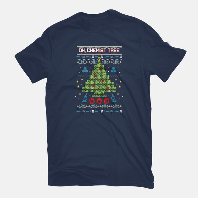 Oh, Chemist Tree!-womens basic tee-neverbluetshirts