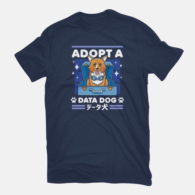 Adopt a Data Dog-womens fitted tee-adho1982
