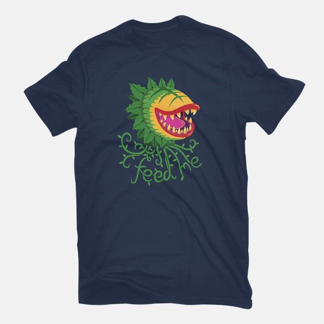 Feeeeeed Me-womens basic tee-DinoMike