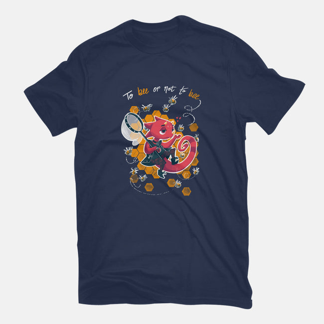 To Bee Or Not To Bee-youth basic tee-theteenosaur