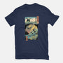 Ukiyo-E Wind Valley-womens fitted tee-vp021