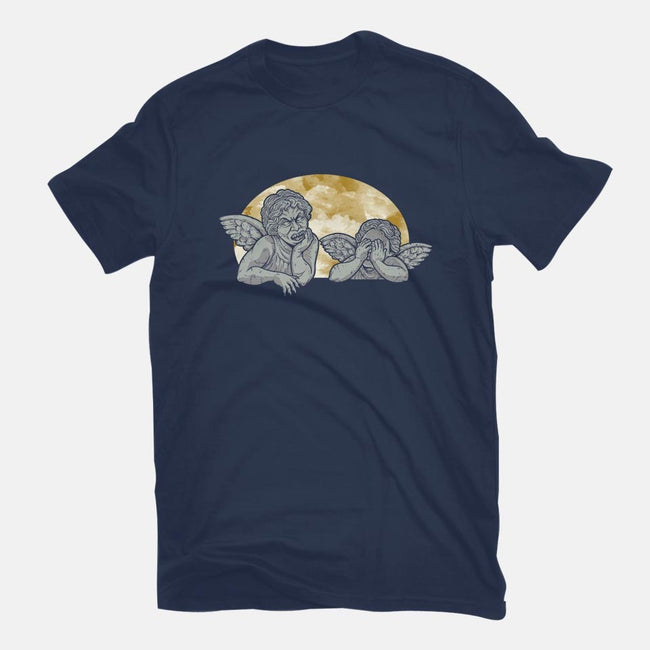 Weeping Cherubs-womens fitted tee-jkilpatrick