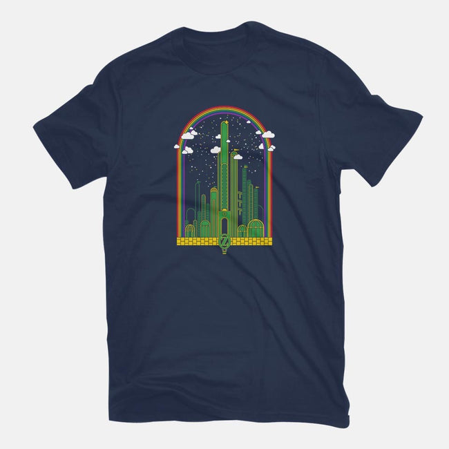 The Rainbow at the End of The Road-womens basic tee-thom2maro