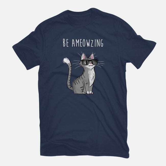 Be Ameowzing-womens basic tee-ursulalopez