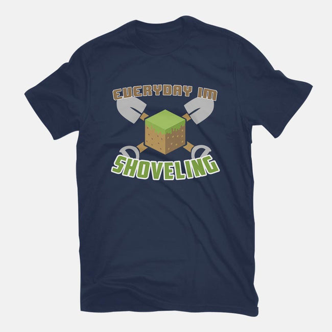 Everyday I'm Shoveling-womens basic tee-thehookshot
