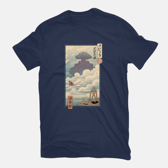 Sky Castle Ukiyo-E-womens basic tee-vp021