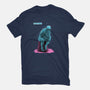 Blue Thinker-womens basic tee-teesgeex