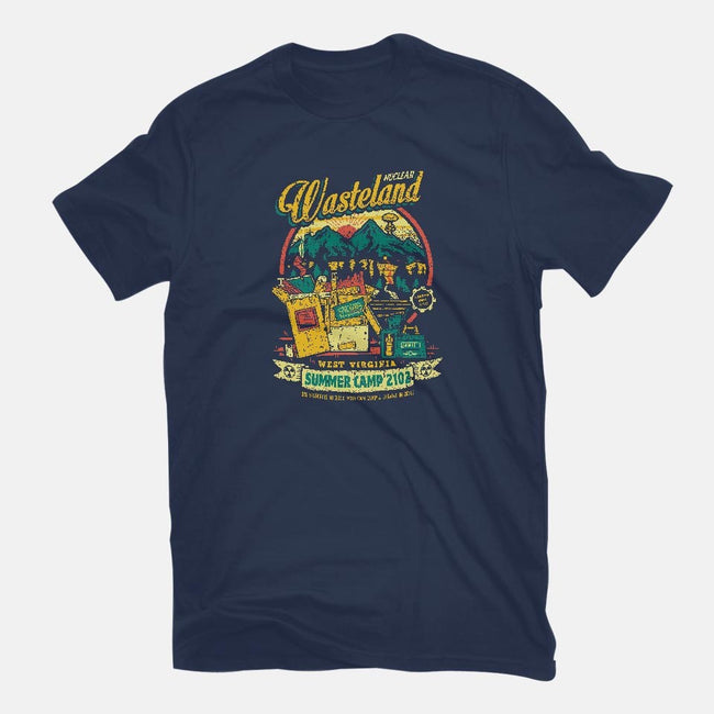 Nuclear Summer Camp-womens basic tee-Olipop
