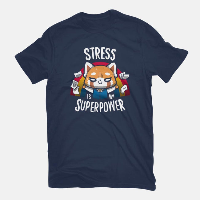 Stress is my superpower-womens basic tee-typhoonic