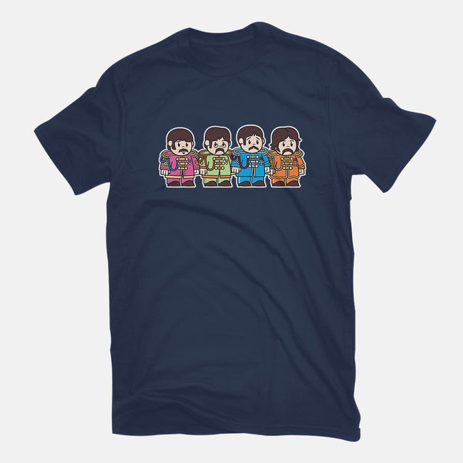 Mitesized Beatles-mens basic tee-Nemons