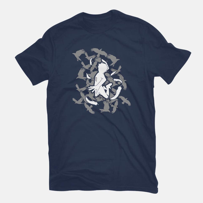 Soaring Crow-womens fitted tee-TerminalNerd