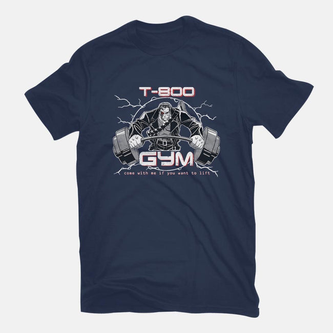 T-800 Gym-womens basic tee-Coinbox Tees