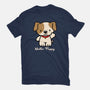 Hello Puppy-womens fitted tee-troeks