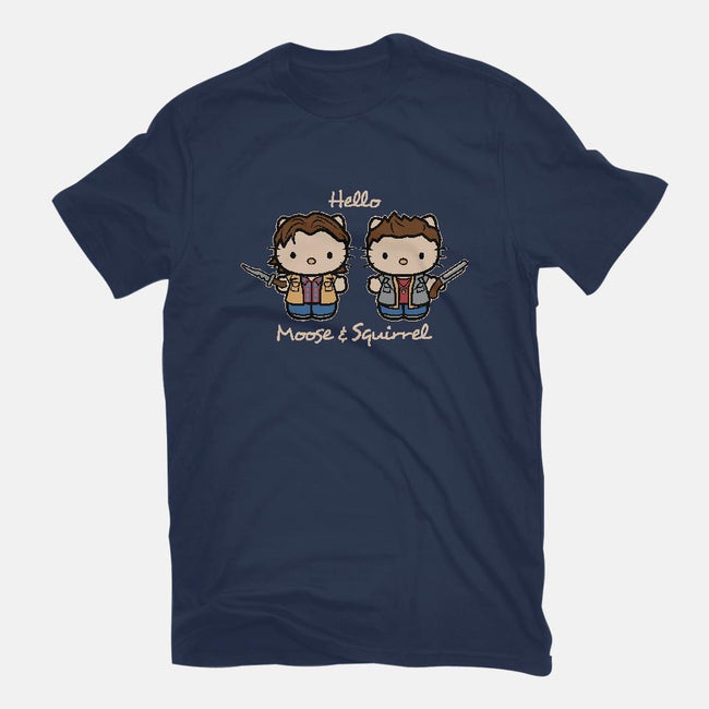 Hello Moose & Squirrel-womens basic tee-Matt Parsons