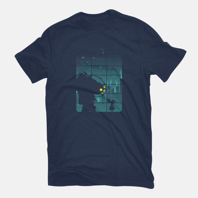 Come On, Mr. Bubbles!-womens fitted tee-filiskun