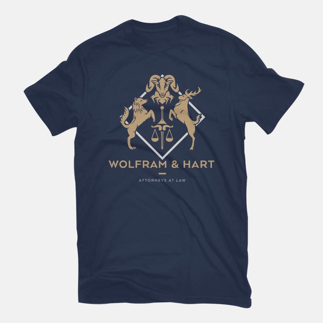 Wolfram & Hart-womens basic tee-xMitch