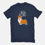 I Prefer My Corgi-womens fitted tee-ursulalopez