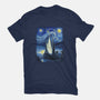 Starry Fantasia-womens fitted tee-daobiwan