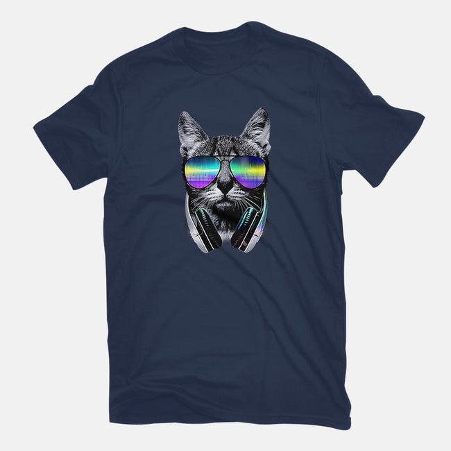 Music Lover Cat-womens basic tee-clingcling