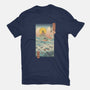 Ukiyo-E By The Sea-womens basic tee-vp021