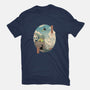 Ukiyo-E Delivery-womens fitted tee-vp021