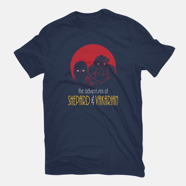 Adventures of BroShep-womens fitted tee-Cattoc_C