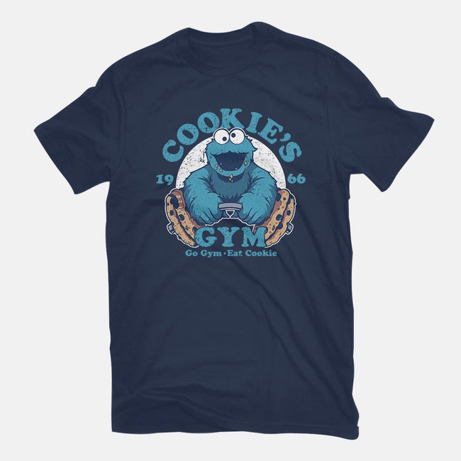 Cookies Gym-womens fitted tee-KindaCreative