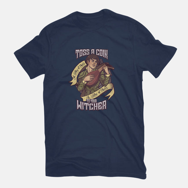 Toss a Coin-womens basic tee-Ursulalopez