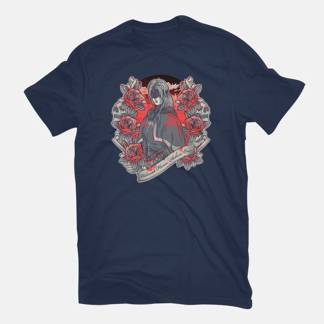 Welcome Home, Ashen One-womens fitted tee-AutoSave