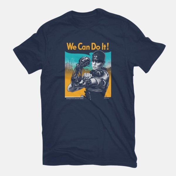 We Can Do It Furiously-womens fitted tee-hugohugo