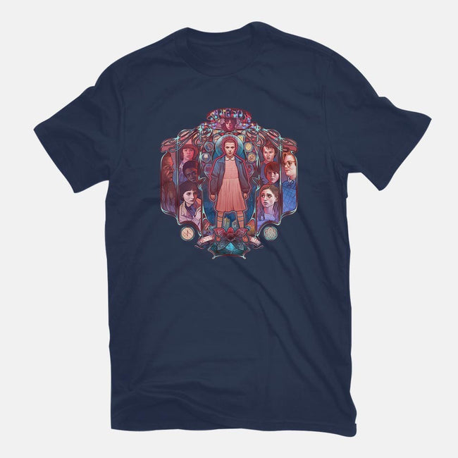 Stranger Nouveau-womens fitted tee-MeganLara