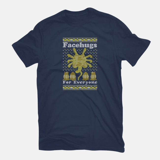 Face Hugs For Everyone-womens fitted tee-maped