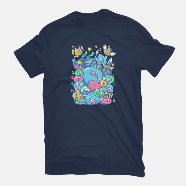 Slime Party-womens fitted tee-TechraNova