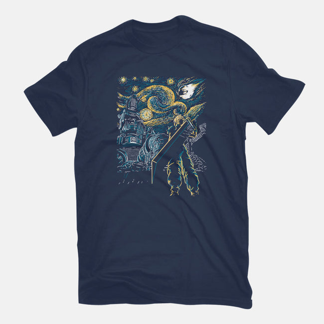 Starry Remake-womens fitted tee-ddjvigo