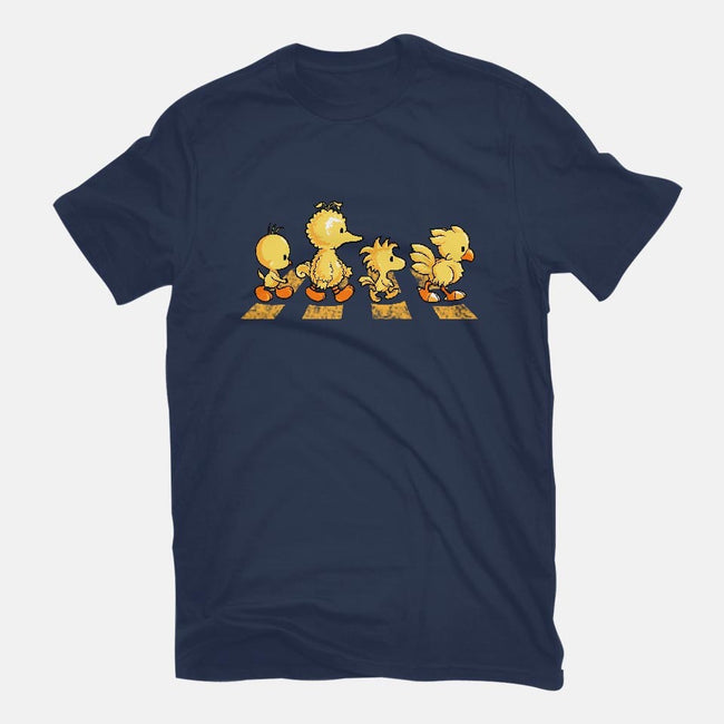 Yellow Birdy Road-mens premium tee-PrimePremne