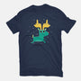 Rude Dolph-womens fitted tee-DinoMike