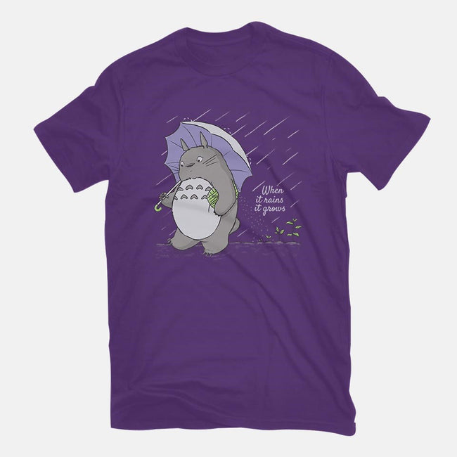 When It Rains-womens basic tee-LiRoVi