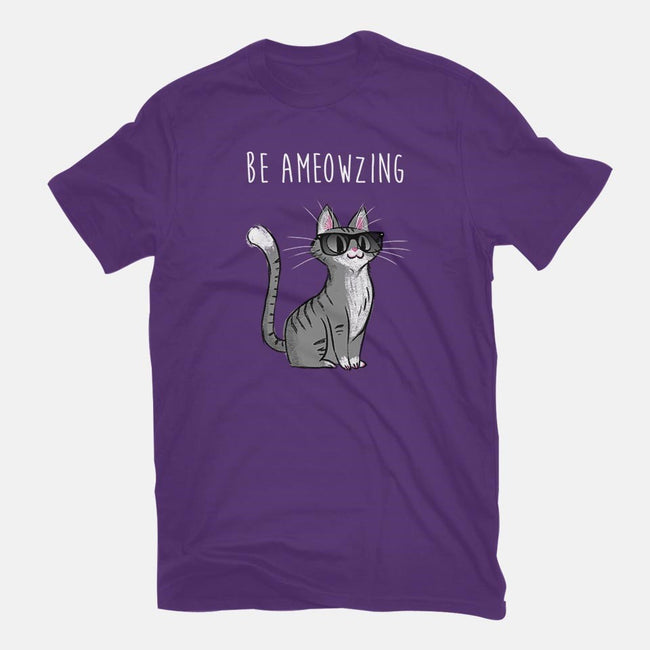 Be Ameowzing-womens basic tee-ursulalopez