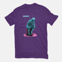 Blue Thinker-womens fitted tee-teesgeex