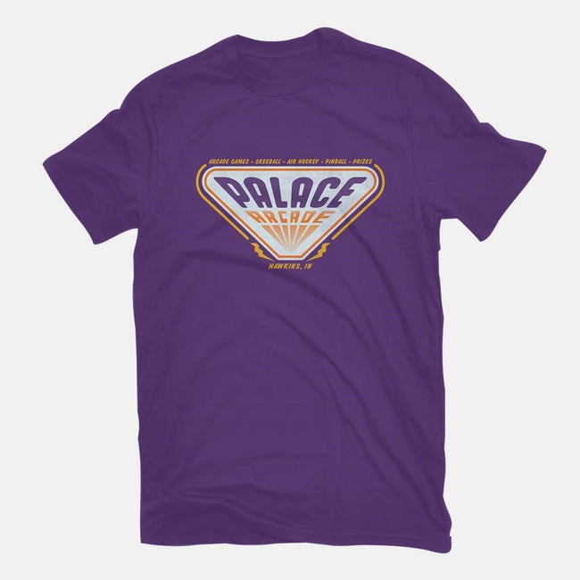Palace Arcade-womens fitted tee-Beware_1984