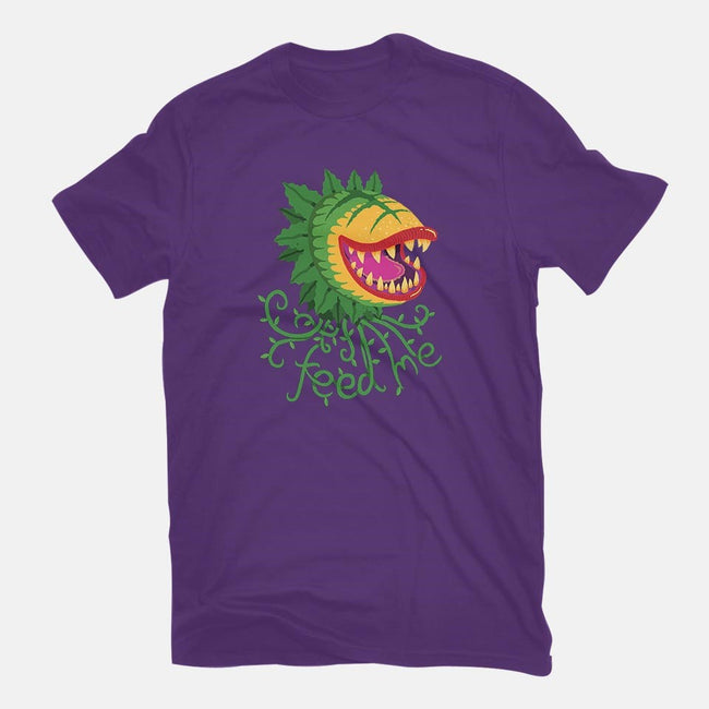 Feeeeeed Me-womens basic tee-DinoMike
