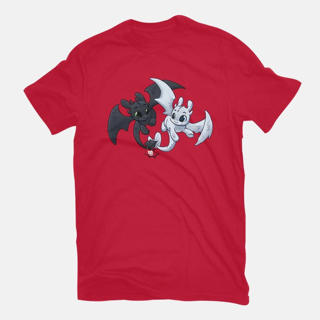 Wings-womens fitted tee-DoOomcat