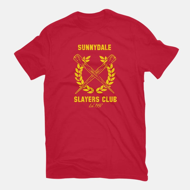 Sunnydale Slayers Club-womens fitted tee-stuffofkings