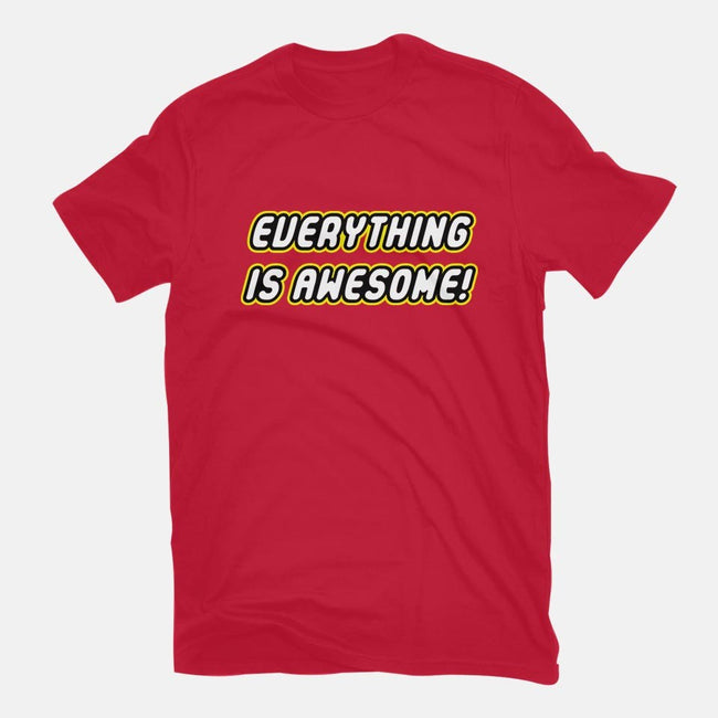Everything is Awesome-womens basic tee-Fishbiscuit