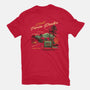 Small Town Travel-womens fitted tee-Steven Rhodes