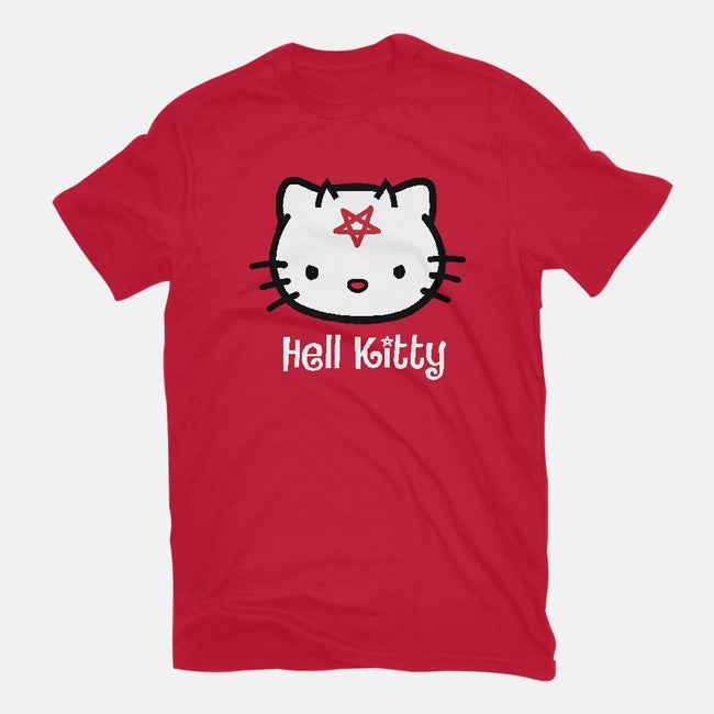 Hell Kitty-womens basic tee-spike00