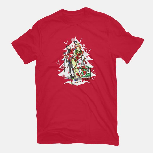 Christmas Belles-womens fitted tee-ArtistAbe