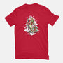 Christmas Belles-womens fitted tee-ArtistAbe