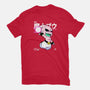 Chibi Planet Burst-womens fitted tee-mankeeboi